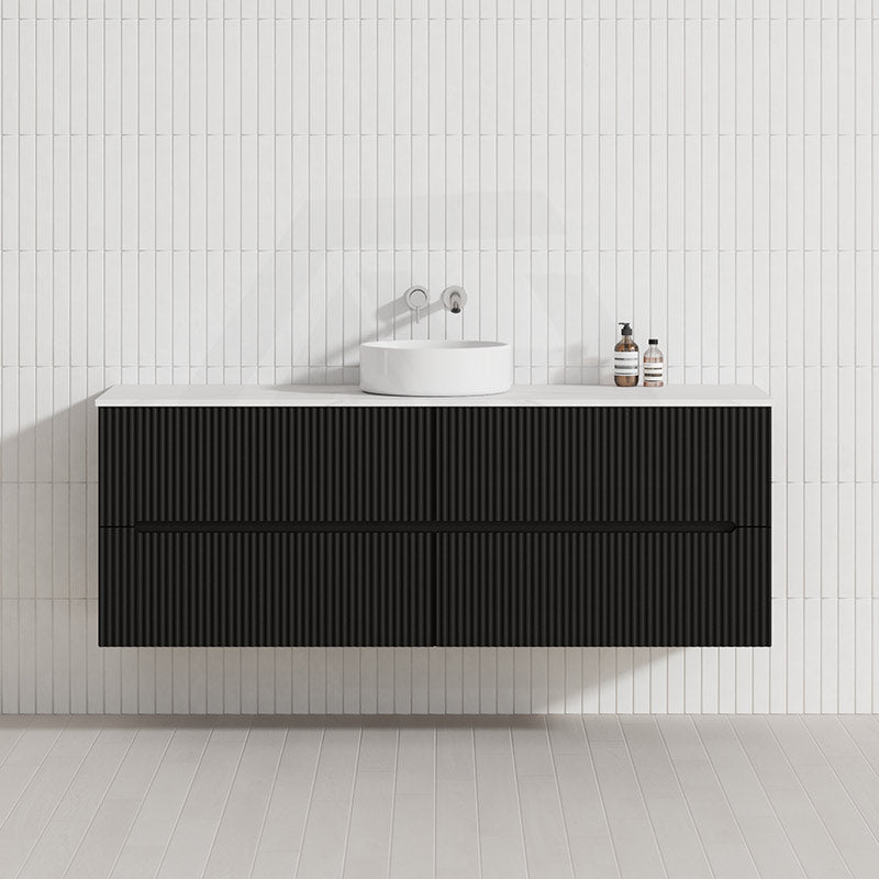 Lukka Cabarita 1500mm Modern Wall Hung Vanity PVC Single/Double Bowls Cabinet Variant Colour Available