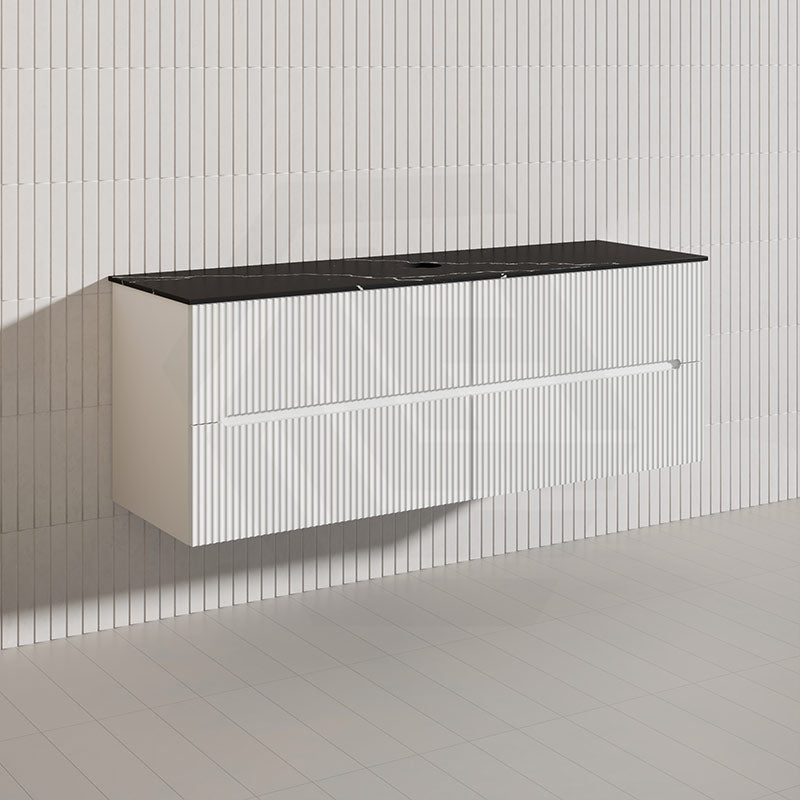 Lukka Cabarita 1500mm Modern Wall Hung Vanity PVC Single/Double Bowls Cabinet Variant Colour Available
