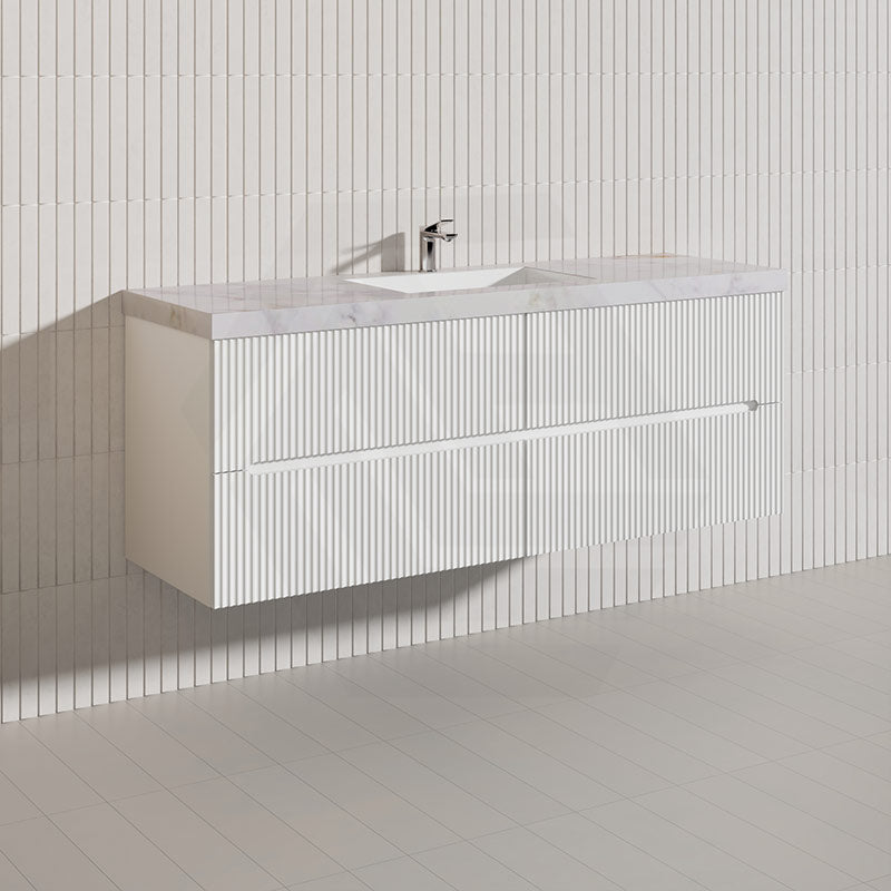 Lukka Cabarita 1500mm Modern Wall Hung Vanity PVC Single/Double Bowls Cabinet Variant Colour Available