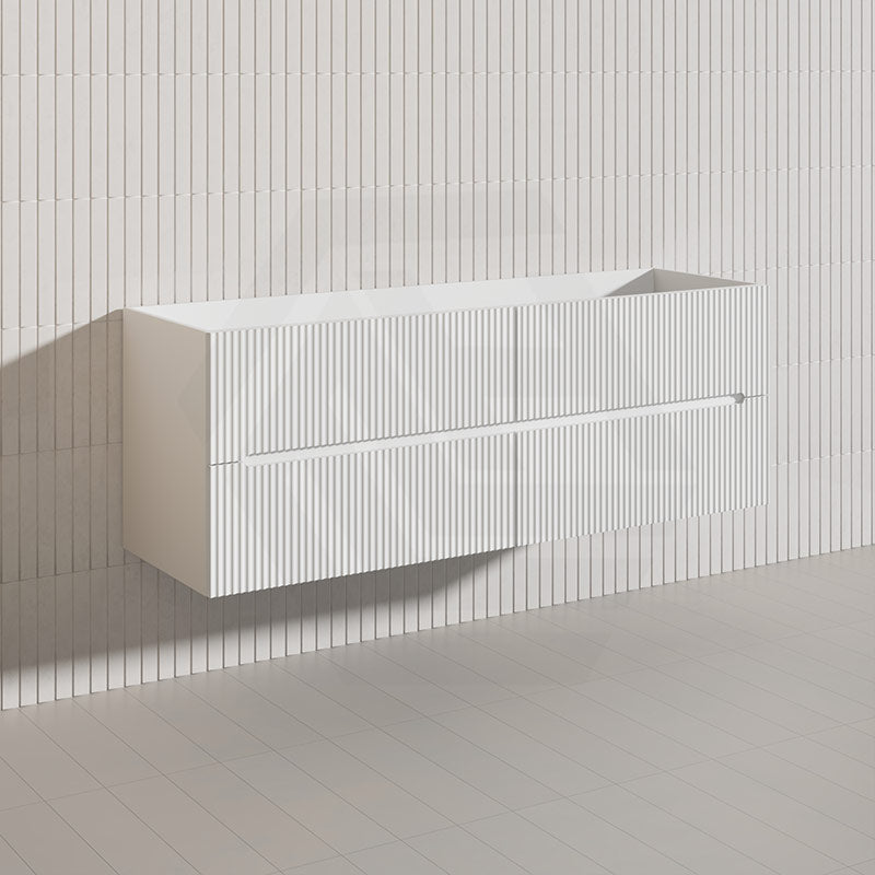 Lukka Cabarita 1500mm Modern Wall Hung Vanity PVC Single/Double Bowls Cabinet Variant Colour Available