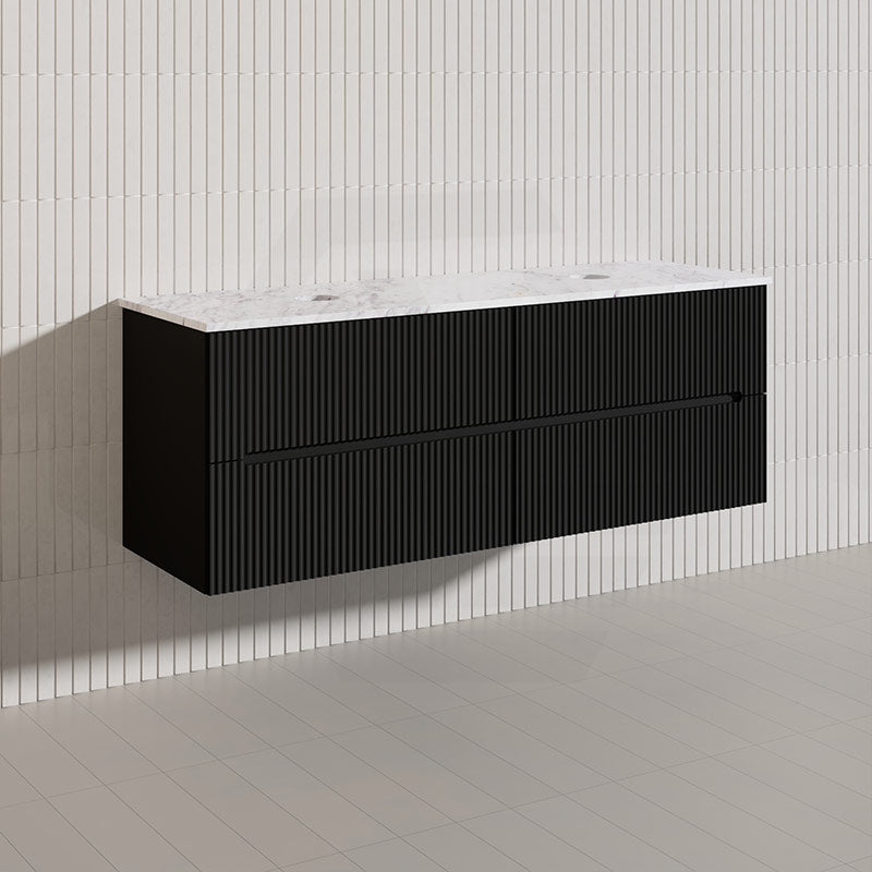 Lukka Cabarita 1500mm Modern Wall Hung Vanity PVC Single/Double Bowls Cabinet Variant Colour Available