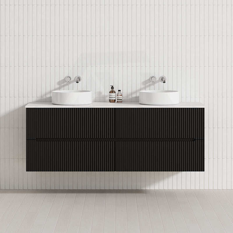Lukka Cabarita 1500mm Modern Wall Hung Vanity PVC Single/Double Bowls Cabinet Variant Colour Available