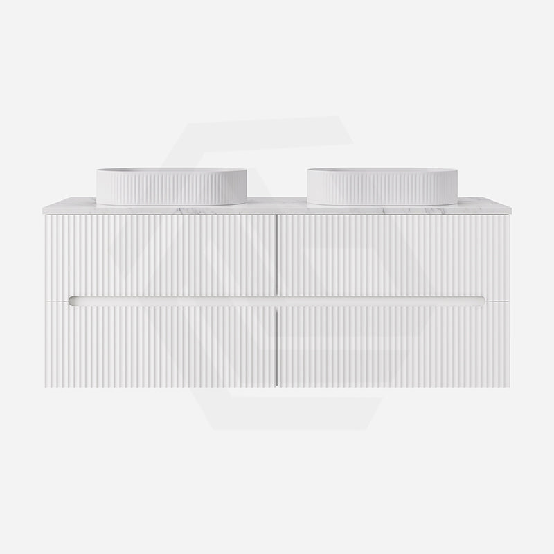 Lukka Cabarita 1500mm Modern Wall Hung Vanity PVC Single/Double Bowls Cabinet Variant Colour Available