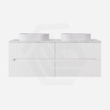 Lukka Cabarita 1500mm Modern Wall Hung Vanity PVC Single/Double Bowls Cabinet Variant Colour Available