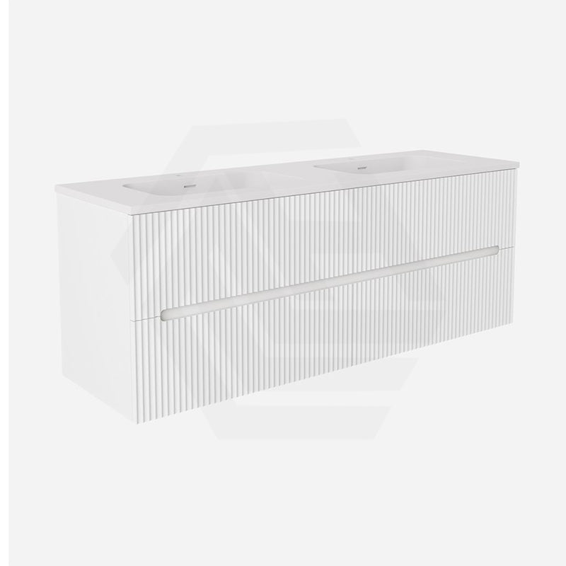 Lukka Cabarita 1500mm Modern Wall Hung Vanity PVC Single/Double Bowls Cabinet Variant Colour Available