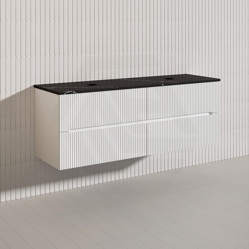 Lukka Cabarita 1500mm Modern Wall Hung Vanity PVC Single/Double Bowls Cabinet Variant Colour Available