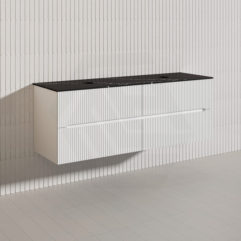 Lukka Cabarita 1500mm Modern Wall Hung Vanity PVC Single/Double Bowls Cabinet Variant Colour Available