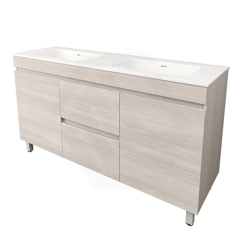 Lukka 1500mm Camden Morden Freestanding Vanity E0 MDF Cabinet Single/Double Bowls In Various Color