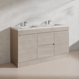 Lukka 1500mm Camden Morden Freestanding Vanity E0 MDF Cabinet Single/Double Bowls In Various Color