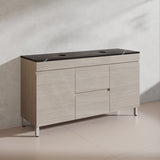 Lukka 1500mm Camden Morden Freestanding Vanity E0 MDF Cabinet Single/Double Bowls In Various Color