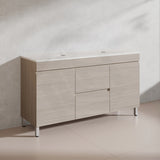 Lukka 1500mm Camden Morden Freestanding Vanity E0 MDF Cabinet Single/Double Bowls In Various Color