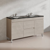 Lukka 1500mm Camden Morden Freestanding Vanity E0 MDF Cabinet Single/Double Bowls In Various Color