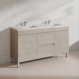 Lukka 1500mm Camden Morden Freestanding Vanity E0 MDF Cabinet Single/Double Bowls In Various Color