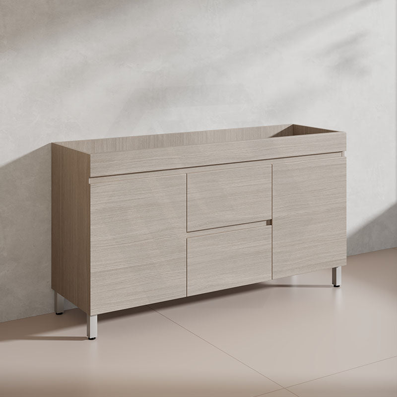 Lukka 1500mm Camden Morden Freestanding Vanity E0 MDF Cabinet Single/Double Bowls In Various Color