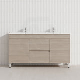 Lukka 1500mm Camden Morden Freestanding Vanity E0 MDF Cabinet Single/Double Bowls In Various Color