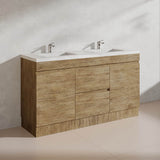Lukka 1500mm Camden Morden Freestanding Vanity E0 MDF Cabinet Single/Double Bowls In Various Color