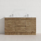 Lukka 1500mm Camden Morden Freestanding Vanity E0 MDF Cabinet Single/Double Bowls In Various Color