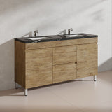Lukka 1500mm Camden Morden Freestanding Vanity E0 MDF Cabinet Single/Double Bowls In Various Color