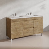 Lukka 1500mm Camden Morden Freestanding Vanity E0 MDF Cabinet Single/Double Bowls In Various Color