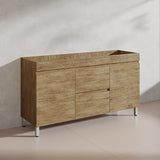 Lukka 1500mm Camden Morden Freestanding Vanity E0 MDF Cabinet Single/Double Bowls In Various Color