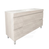 Lukka 1500mm Camden Morden Freestanding Vanity E0 MDF Cabinet Single/Double Bowls In Various Color