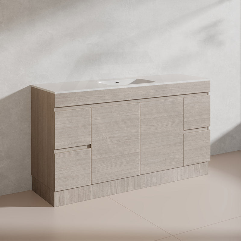 Lukka 1500mm Camden Morden Freestanding Vanity E0 MDF Cabinet Single/Double Bowls In Various Color