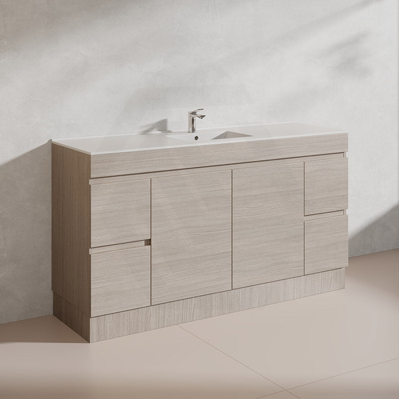 Lukka 1500mm Camden Morden Freestanding Vanity E0 MDF Cabinet Single/Double Bowls In Various Color