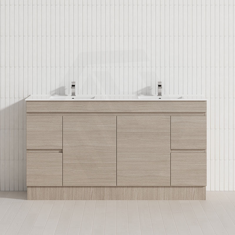 Lukka 1500mm Camden Morden Freestanding Vanity E0 MDF Cabinet Single/Double Bowls In Various Color