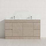 Lukka 1500mm Camden Morden Freestanding Vanity E0 MDF Cabinet Single/Double Bowls In Various Color
