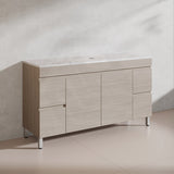 Lukka 1500mm Camden Morden Freestanding Vanity E0 MDF Cabinet Single/Double Bowls In Various Color