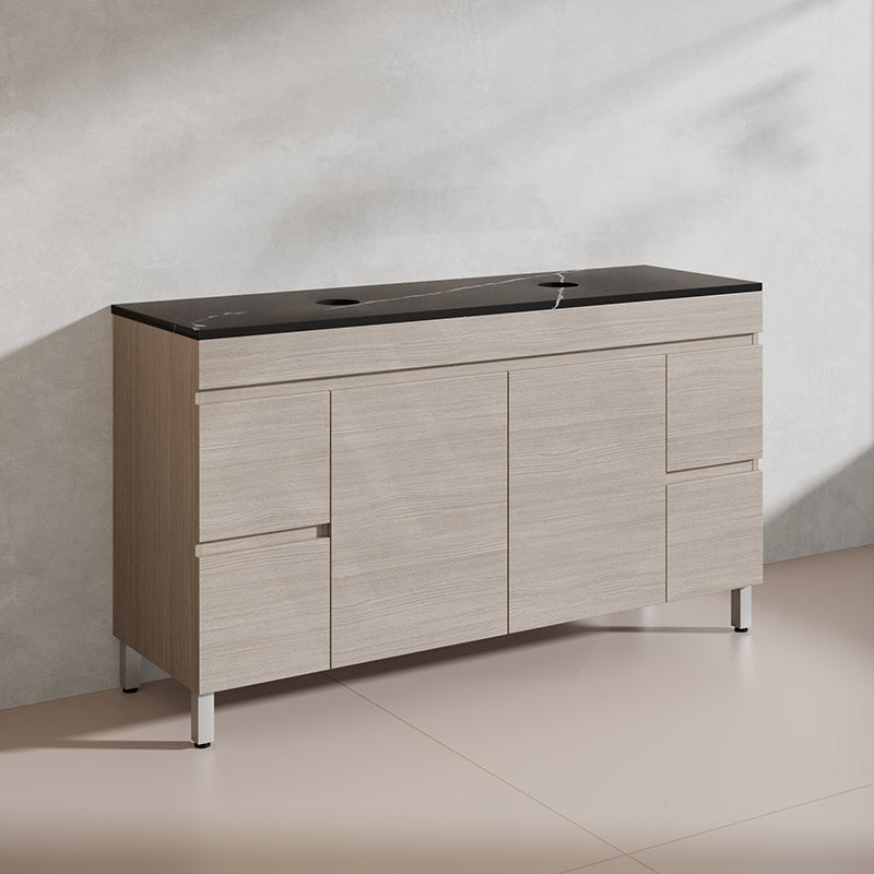 Lukka 1500mm Camden Morden Freestanding Vanity E0 MDF Cabinet Single/Double Bowls In Various Color