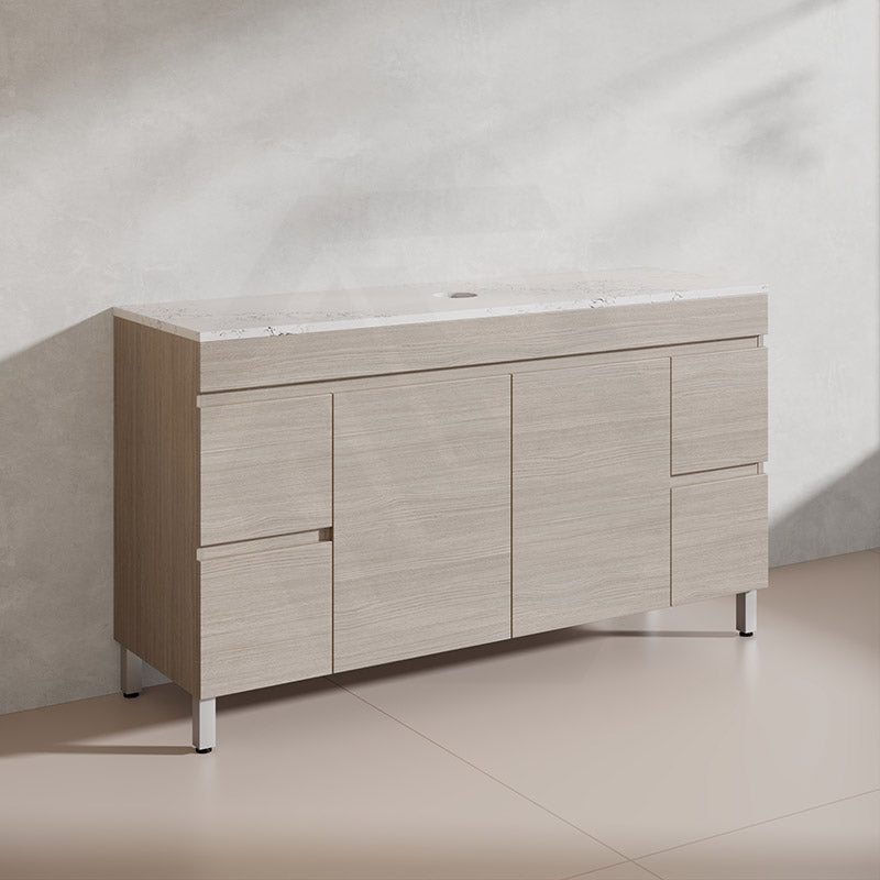 Lukka 1500mm Camden Morden Freestanding Vanity E0 MDF Cabinet Single/Double Bowls In Various Color