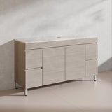 Lukka 1500mm Camden Morden Freestanding Vanity E0 MDF Cabinet Single/Double Bowls In Various Color