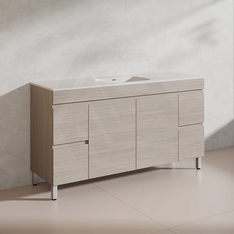 Lukka 1500mm Camden Morden Freestanding Vanity E0 MDF Cabinet Single/Double Bowls In Various Color