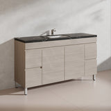 Lukka 1500mm Camden Morden Freestanding Vanity E0 MDF Cabinet Single/Double Bowls In Various Color