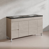 Lukka 1500mm Camden Morden Freestanding Vanity E0 MDF Cabinet Single/Double Bowls In Various Color