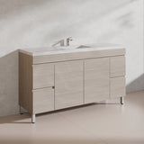 Lukka 1500mm Camden Morden Freestanding Vanity E0 MDF Cabinet Single/Double Bowls In Various Color