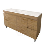 Lukka 1500mm Camden Morden Freestanding Vanity E0 MDF Cabinet Single/Double Bowls In Various Color