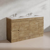 Lukka 1500mm Camden Morden Freestanding Vanity E0 MDF Cabinet Single/Double Bowls In Various Color