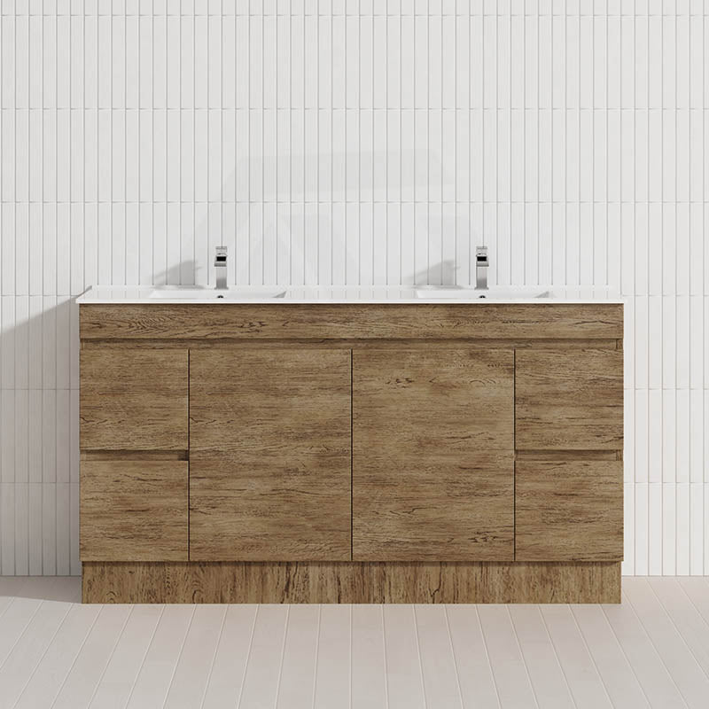 Lukka 1500mm Camden Morden Freestanding Vanity E0 MDF Cabinet Single/Double Bowls In Various Color