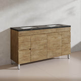 Lukka 1500mm Camden Morden Freestanding Vanity E0 MDF Cabinet Single/Double Bowls In Various Color