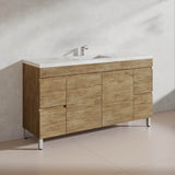 Lukka 1500mm Camden Morden Freestanding Vanity E0 MDF Cabinet Single/Double Bowls In Various Color