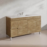 Lukka 1500mm Camden Morden Freestanding Vanity E0 MDF Cabinet Single/Double Bowls In Various Color