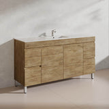 Lukka 1500mm Camden Morden Freestanding Vanity E0 MDF Cabinet Single/Double Bowls In Various Color