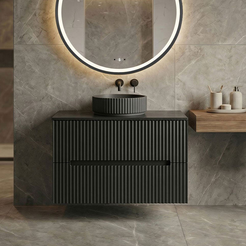 Lukka Cabarita 600mm Modern Wall Hung Vanity PVC Cabinet Variant Colour Available