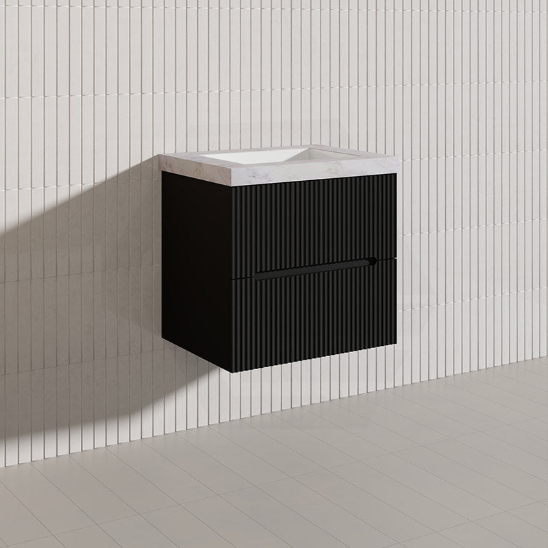 Lukka Cabarita 600mm Modern Wall Hung Vanity PVC Cabinet Variant Colour Available