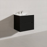 Lukka Cabarita 600mm Modern Wall Hung Vanity PVC Cabinet Variant Colour Available