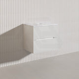 Lukka Cabarita 600mm Modern Wall Hung Vanity PVC Cabinet Variant Colour Available
