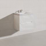 Lukka Cabarita 600mm Modern Wall Hung Vanity PVC Cabinet Variant Colour Available