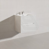 Lukka Cabarita 600mm Modern Wall Hung Vanity PVC Cabinet Variant Colour Available